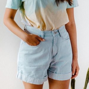 🔥SOLD🔥 Light wash denim shorts
